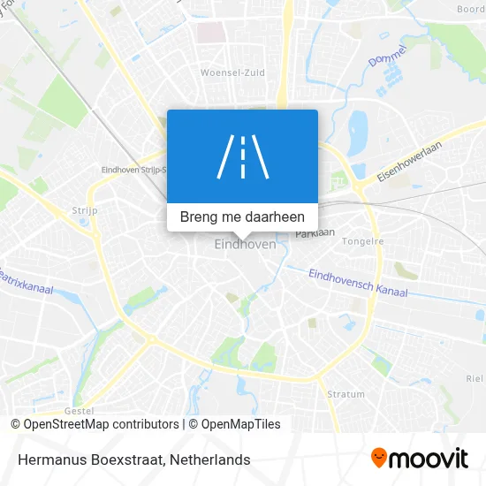 Hermanus Boexstraat kaart