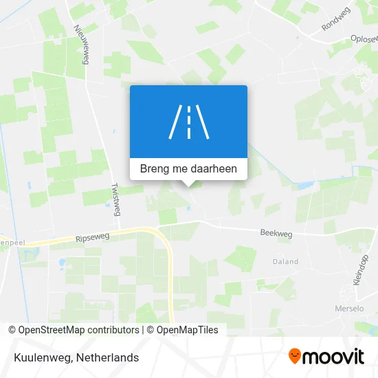 Kuulenweg kaart