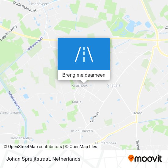 Johan Spruijtstraat kaart
