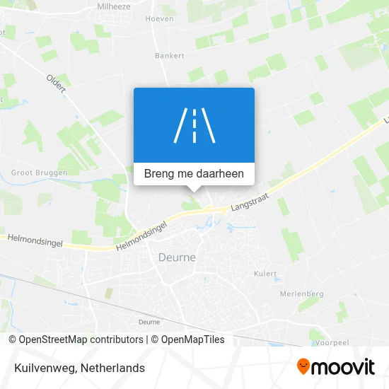 Kuilvenweg kaart