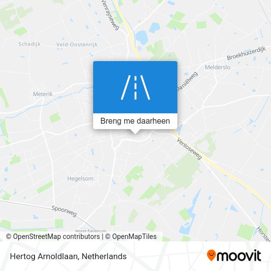 Hertog Arnoldlaan kaart