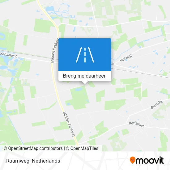 Raamweg kaart