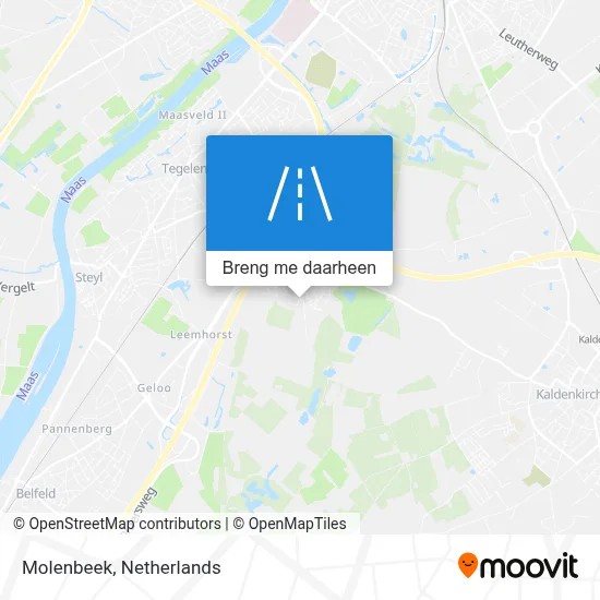 Molenbeek kaart