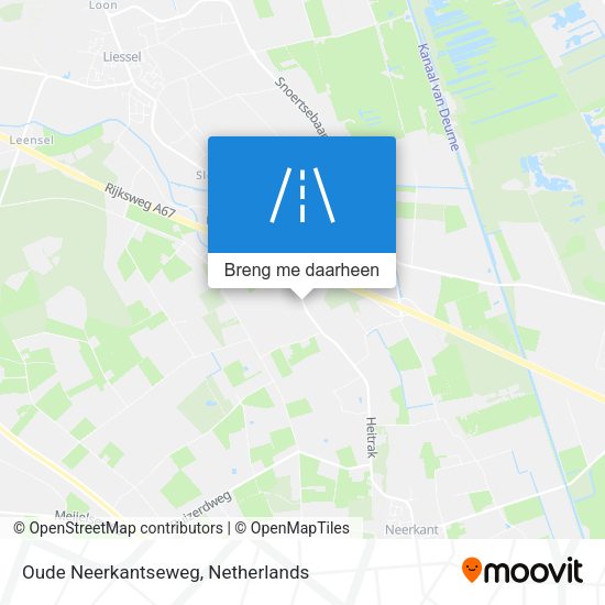 Oude Neerkantseweg kaart