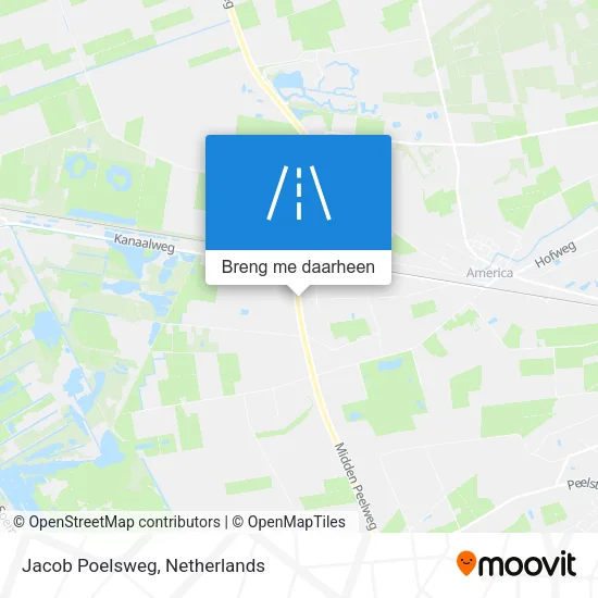 Jacob Poelsweg kaart