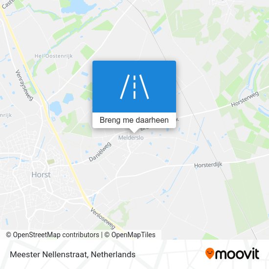 Meester Nellenstraat kaart