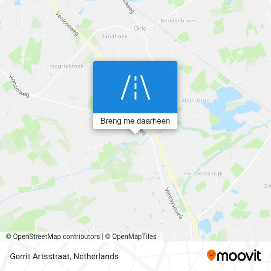 Gerrit Artsstraat kaart