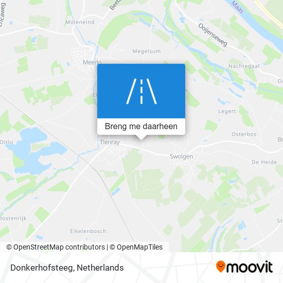 Donkerhofsteeg kaart