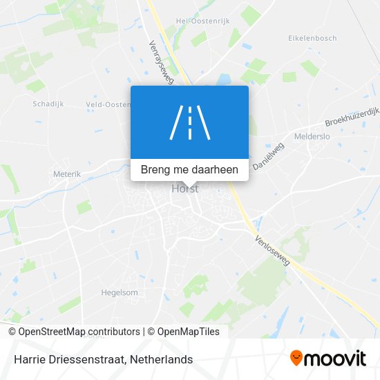 Harrie Driessenstraat kaart