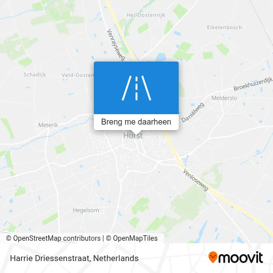Harrie Driessenstraat kaart