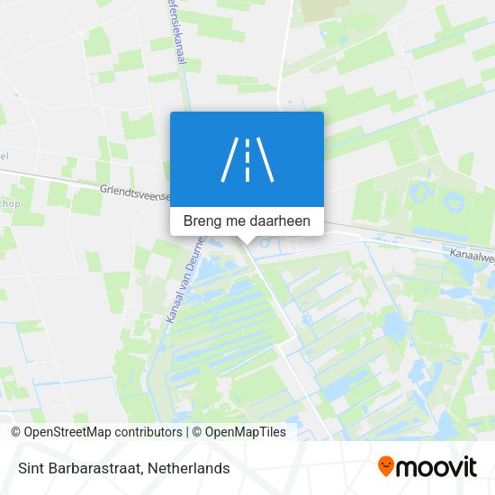 Sint Barbarastraat kaart