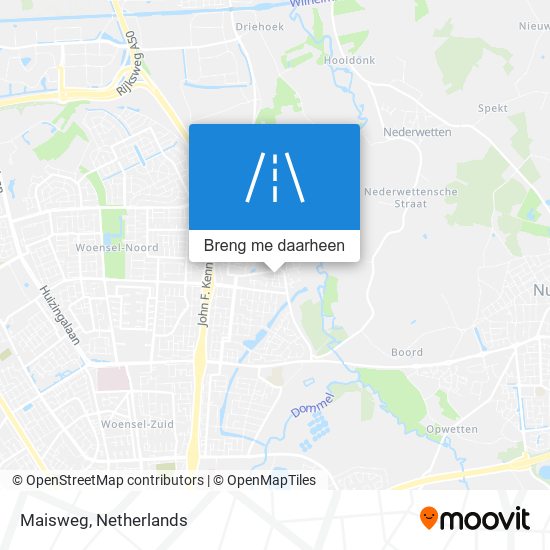 Maisweg kaart