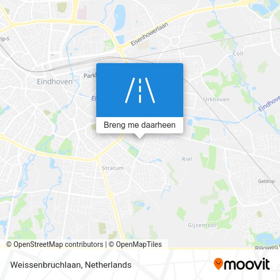 Weissenbruchlaan kaart