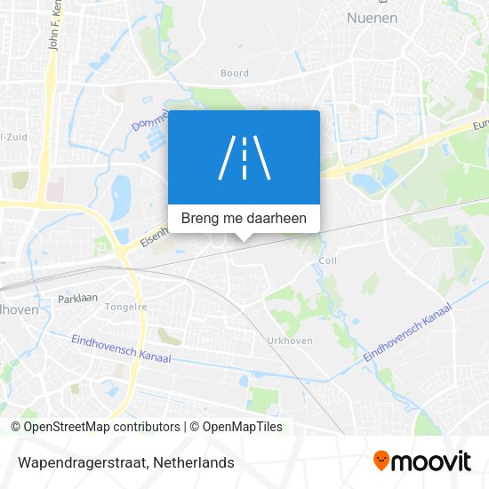 Wapendragerstraat kaart