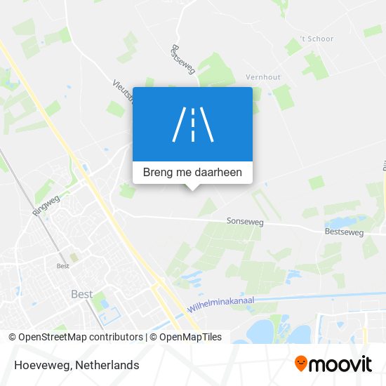 Hoeveweg kaart