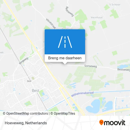 Hoeveweg kaart