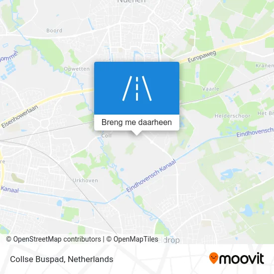 Collse Buspad kaart