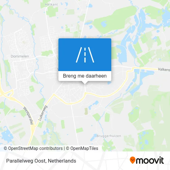 Parallelweg Oost kaart