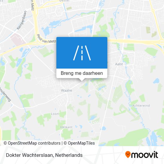 Dokter Wachterslaan kaart