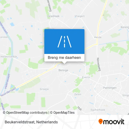 Beukerveldstraat kaart