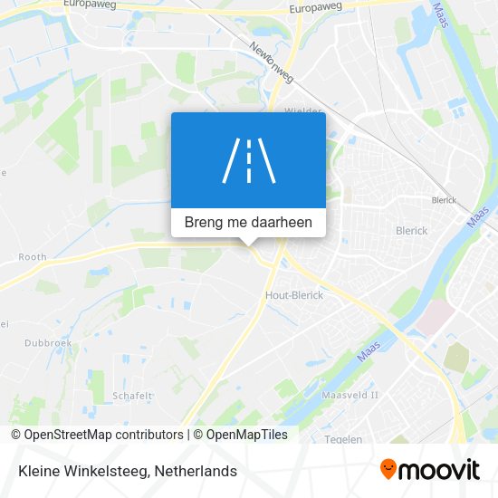 Kleine Winkelsteeg kaart