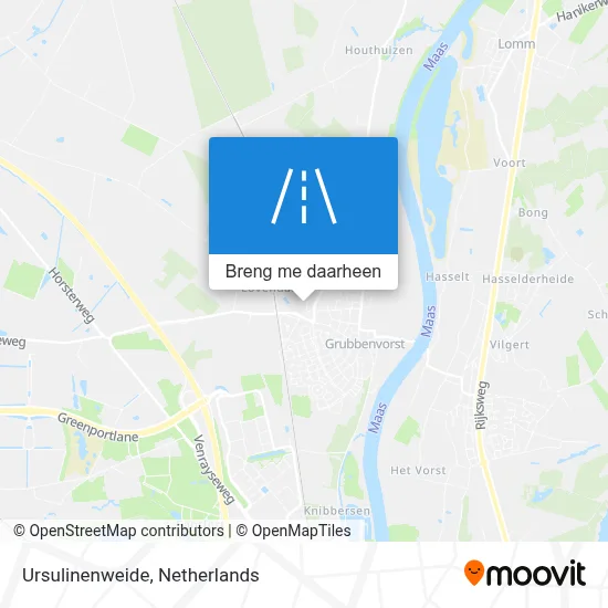Ursulinenweide kaart