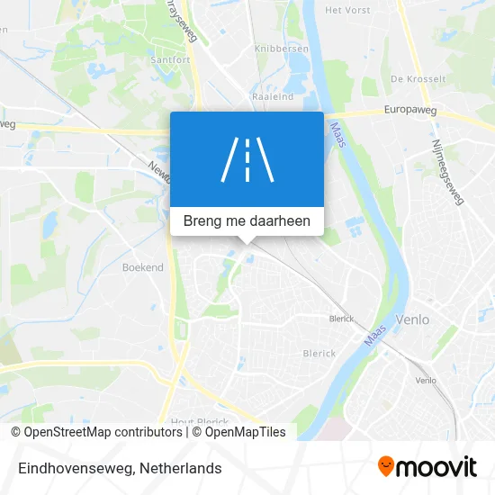 Eindhovenseweg kaart