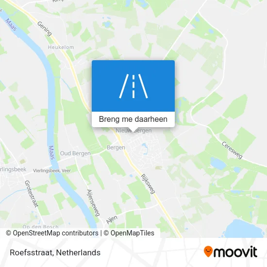 Roefsstraat kaart
