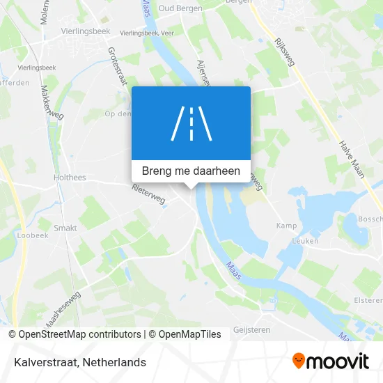 Kalverstraat kaart