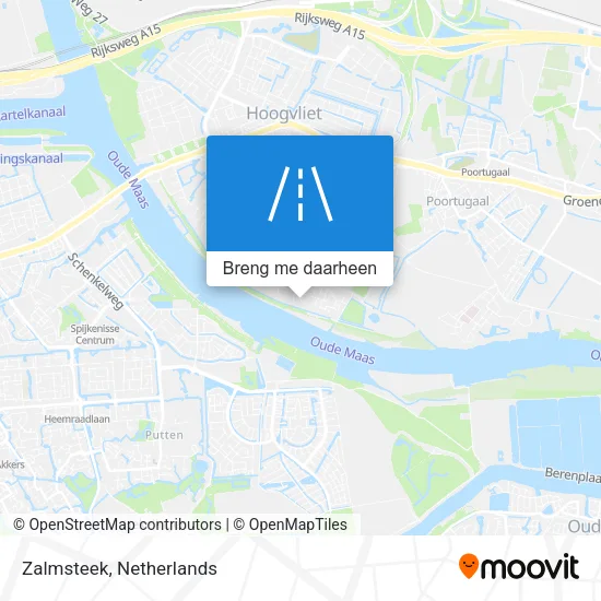 Zalmsteek kaart