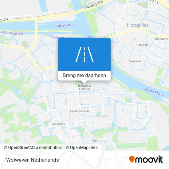 Wolwever kaart