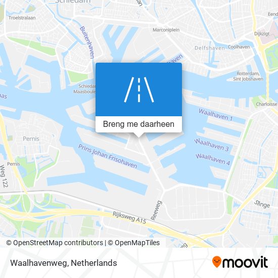 Waalhavenweg kaart