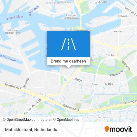 Mathildestraat kaart