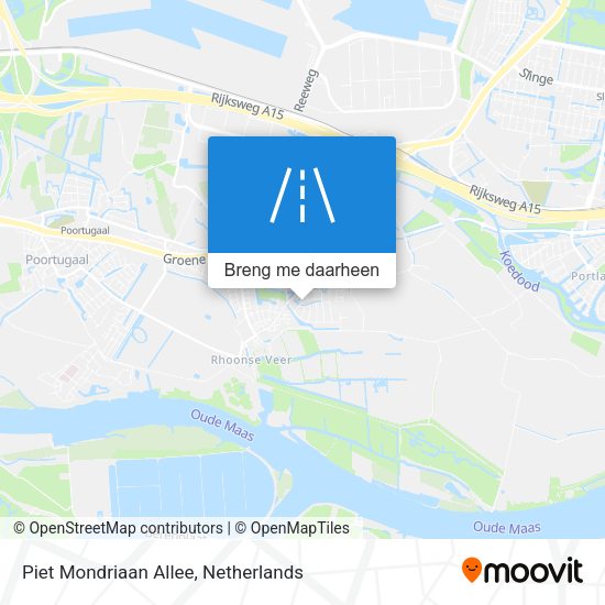 Piet Mondriaan Allee kaart