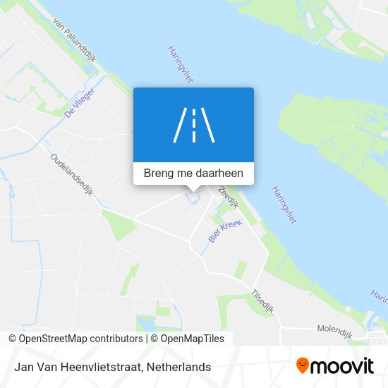 Jan Van Heenvlietstraat kaart