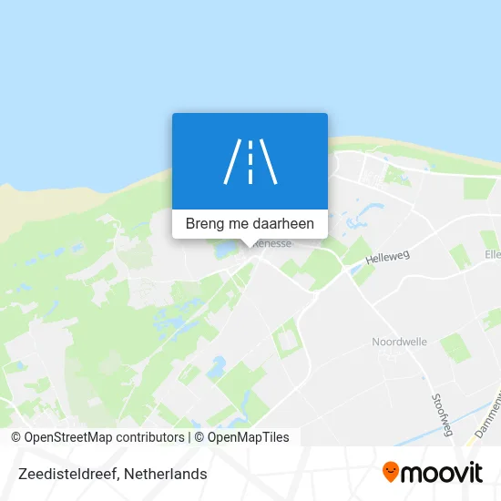 Zeedisteldreef kaart
