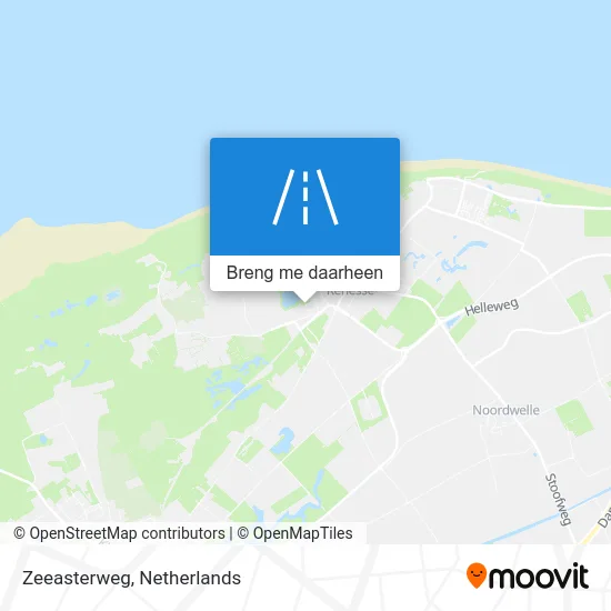 Zeeasterweg kaart