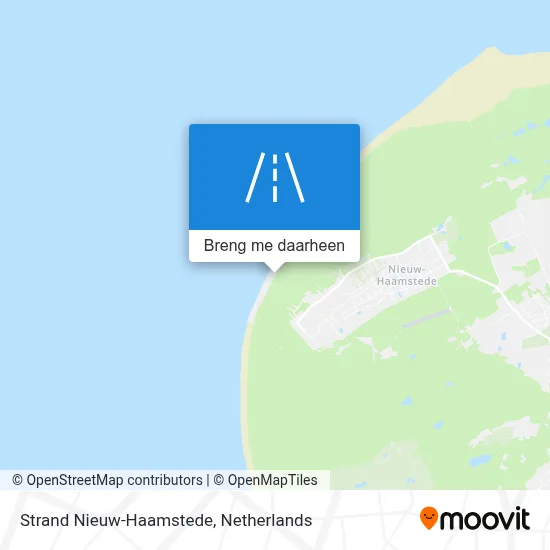 Strand Nieuw-Haamstede kaart