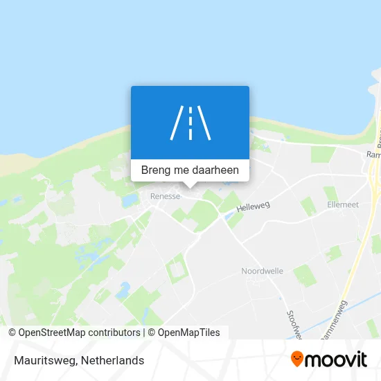 Mauritsweg kaart
