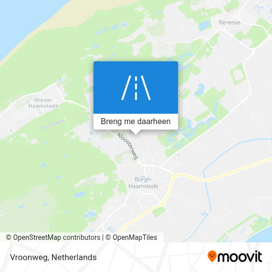 Vroonweg kaart