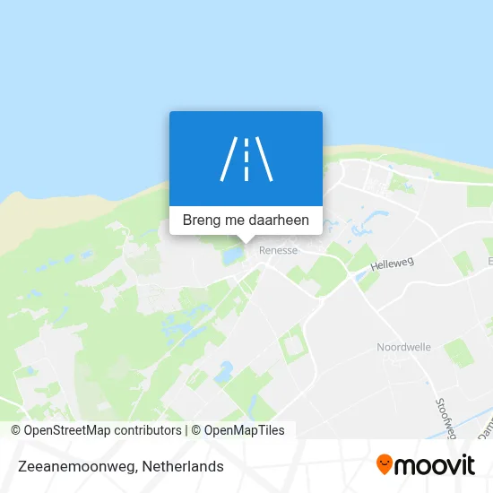 Zeeanemoonweg kaart