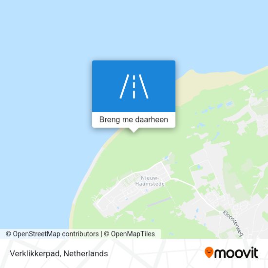 Verklikkerpad kaart