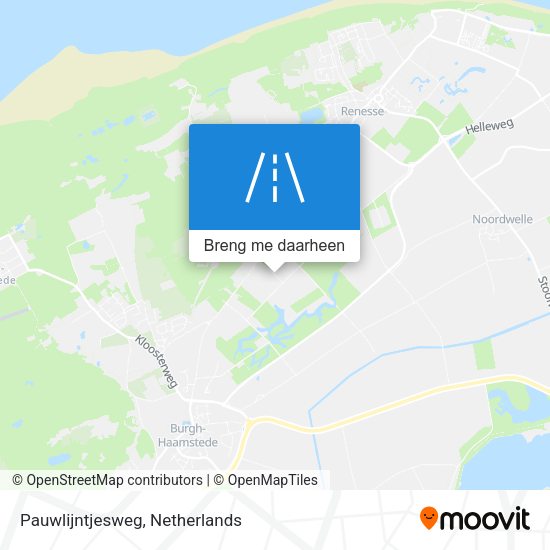 Pauwlijntjesweg kaart