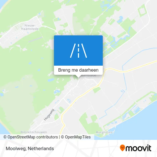 Moolweg kaart