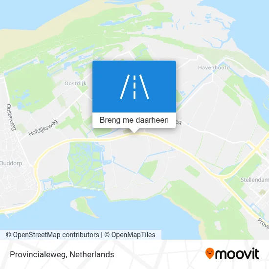 Provincialeweg kaart