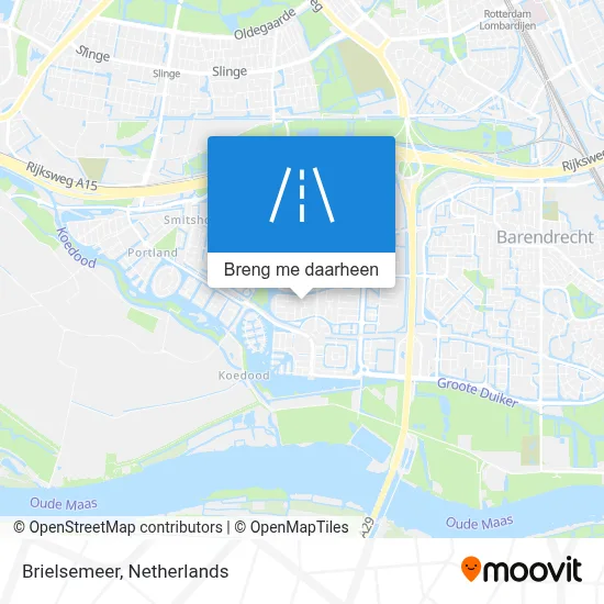 Brielsemeer kaart