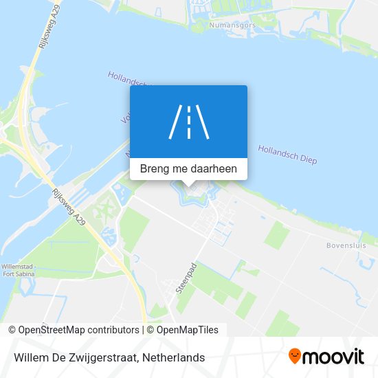 Willem De Zwijgerstraat kaart