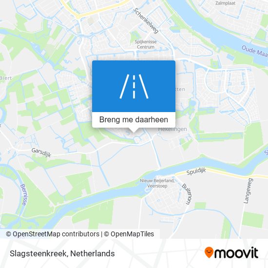 Slagsteenkreek kaart