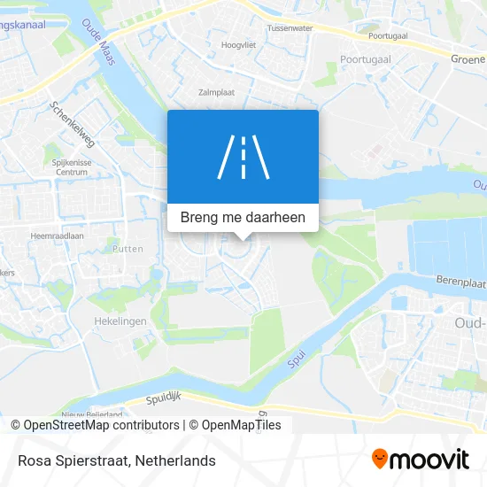 Rosa Spierstraat kaart