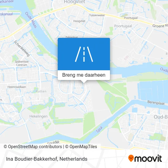 Ina Boudier-Bakkerhof kaart